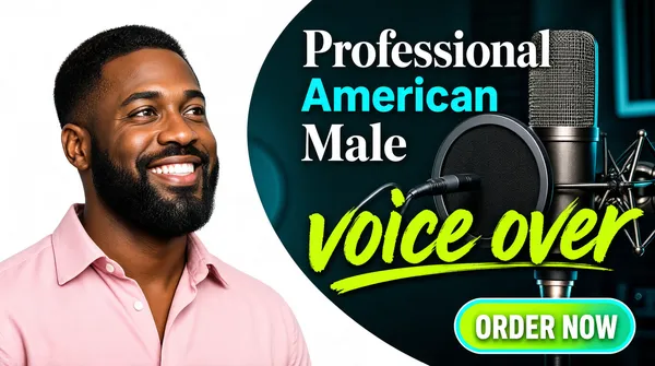 Professional American Male Voice Over Gig Cover