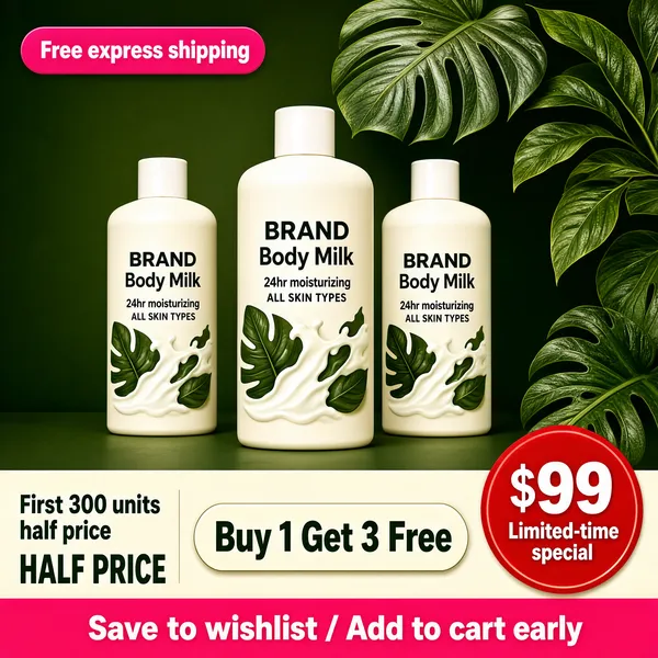 Body Lotion Half Price Sale