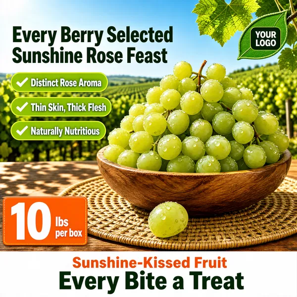 Sunshine Rose Grapes – Every Berry Selected