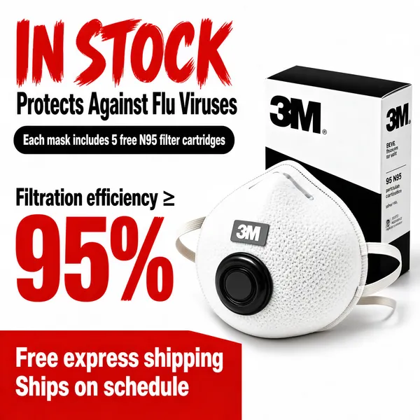N95 Respirator Masks In Stock Now
