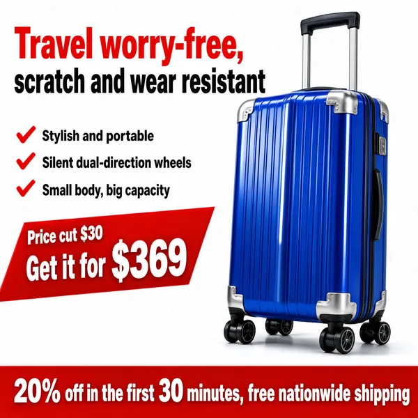 Travel Worry-Free Hardshell Luggage Sale