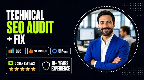 Technical SEO Audit Fix Gig Cover
