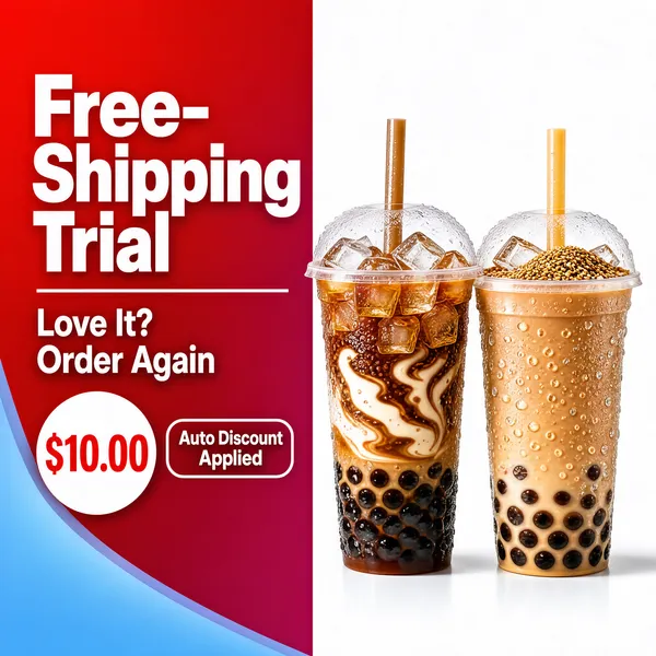 Thirst-Quenching Bubble Tea Promo