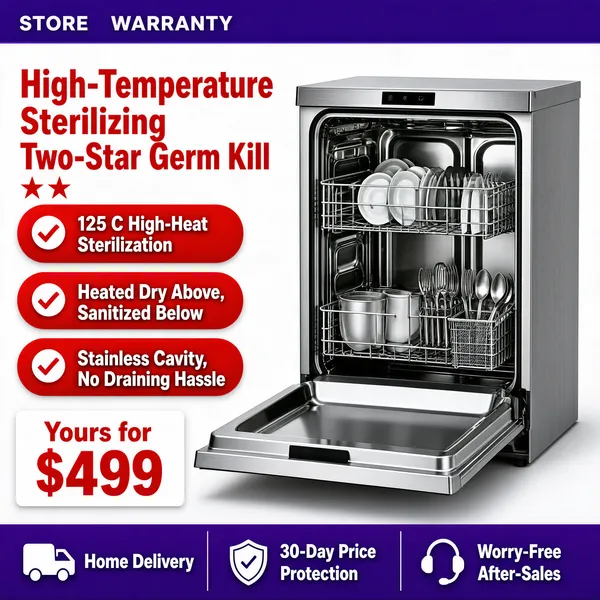 High-Temperature Dishwasher Sterilizer
