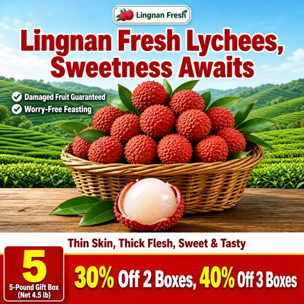 Lingnan Fresh Lychee Gift Box Promo