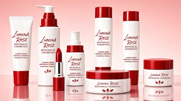 Glossy Cosmetic Range Product Photography