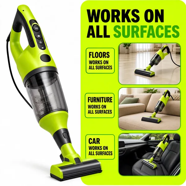 Handheld Vacuum All-Surfaces Cleaning Power