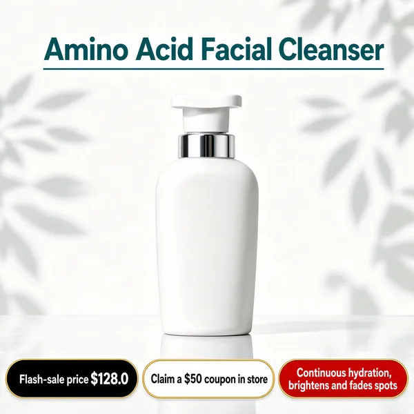 Amino Acid Facial Cleanser Bottle