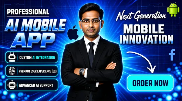 Professional AI Mobile App Innovation Cover
