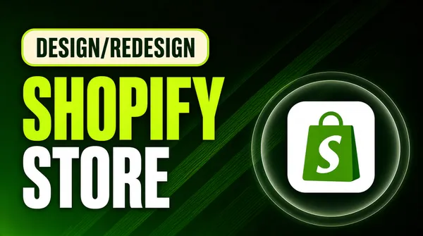 Shopify Store Design & Redesign Fiverr Cover