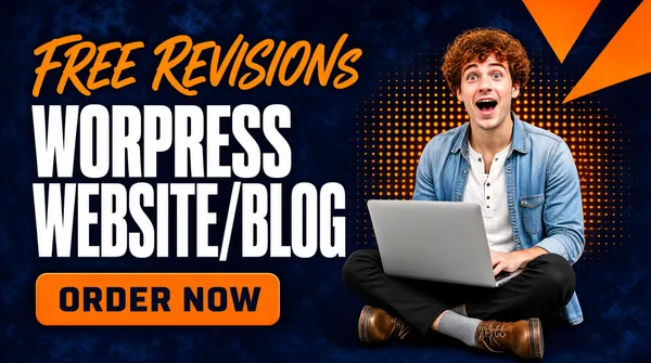 Professional WordPress Website Design Gig Cover