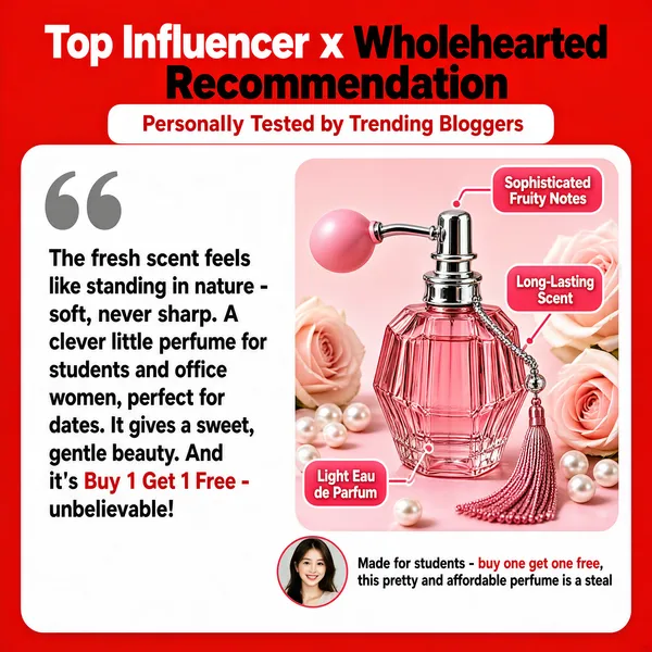 Perfume Social Media Review Card