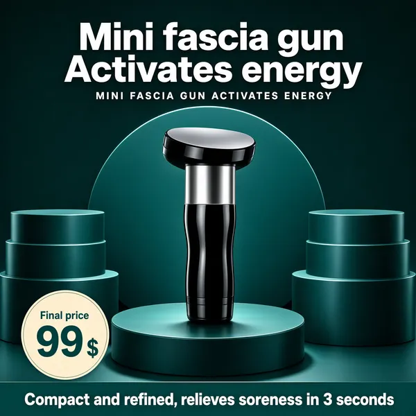 Mini Fascia Gun Product Poster
