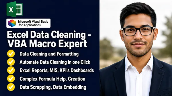 Excel Data Cleaning VBA Macro Expert