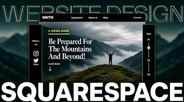 Moody Mountain Website Design Gig Cover