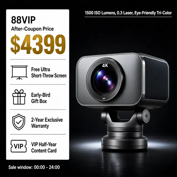 4K Laser Projector Flagship Promo