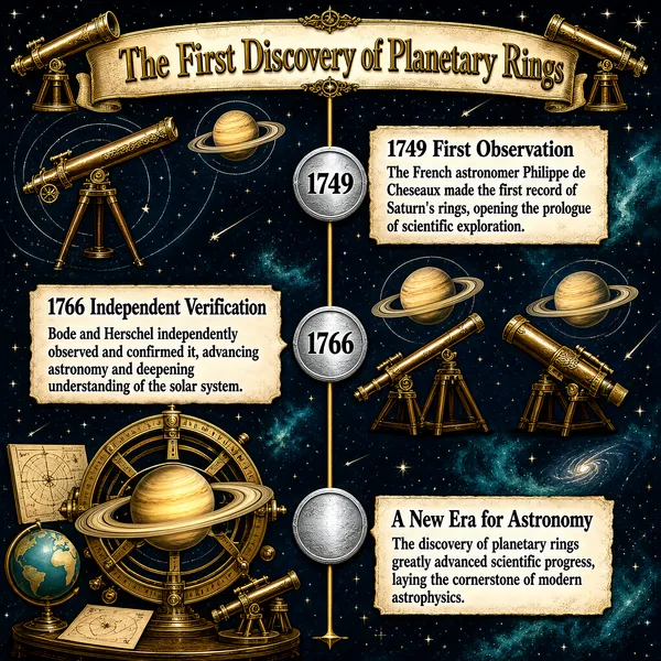 The First Discovery of Planetary Rings