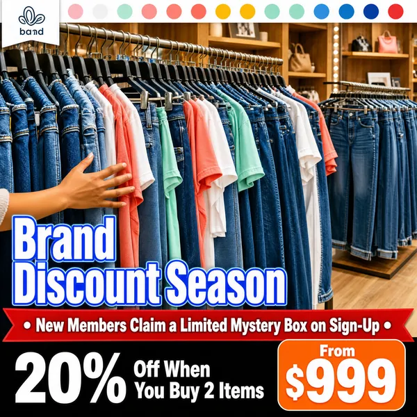 Brand Discount Season Fashion Sale