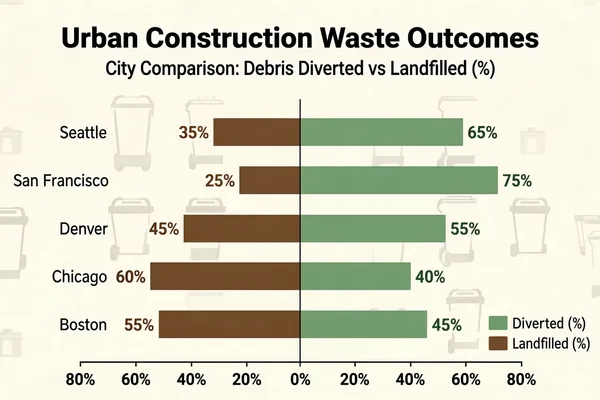 Urban Construction Waste Outcomes City Comparison