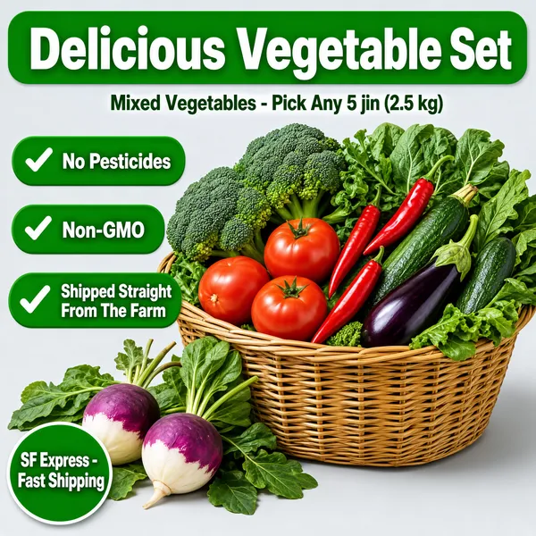Fresh Farm Vegetable Basket