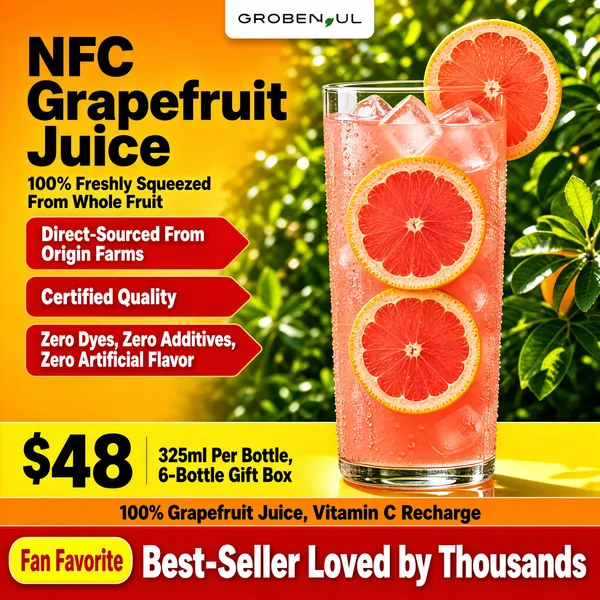NFC Grapefruit Juice Product Shot