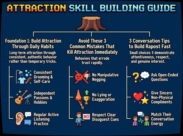 Attraction Skill Building Guide Infographic