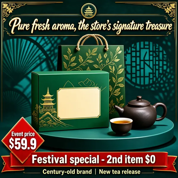 Tea Ceremony Gift Box Festival Promo