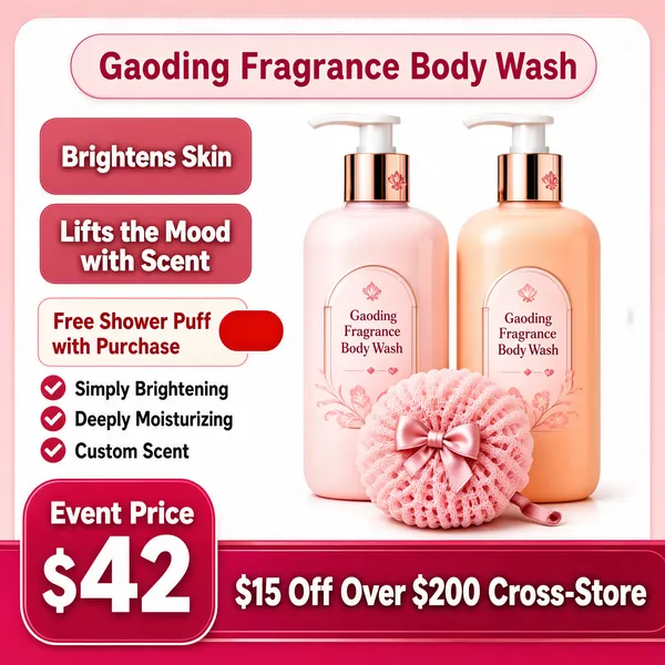 Soft Pink Body Wash Duo E-Commerce Product Image