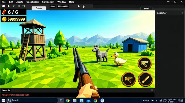 Low-Poly Farm Game Inside Unity Editor