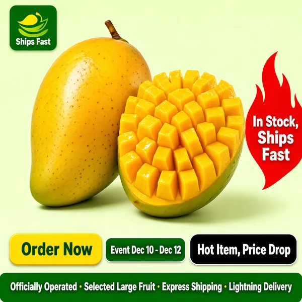 Fresh Mango with Fast Delivery Banner