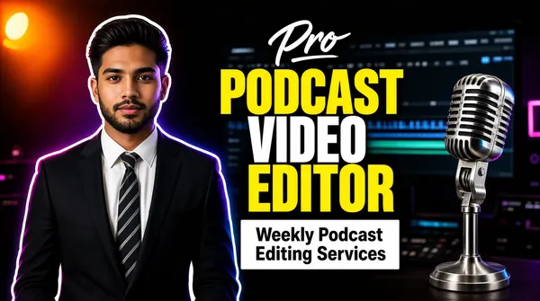 Pro Podcast Video Editor Services Cover