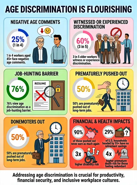 Age Discrimination in the Workplace Infographic