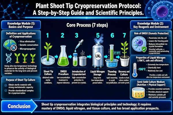 Plant Shoot Tip Cryopreservation Protocol