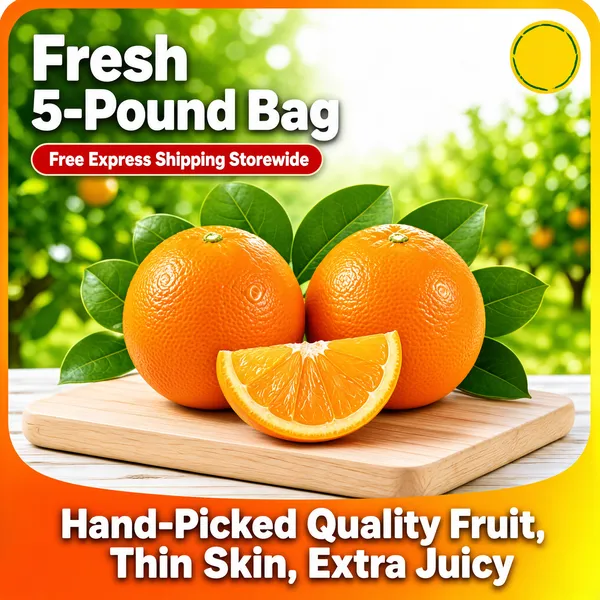 Fresh Organic Oranges 5lb Bag