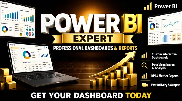 Power BI Expert Dashboard Design