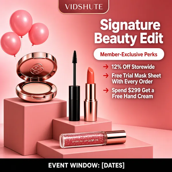 Rosy Pink Beauty VIP Event