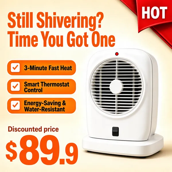 Still Shivering? Grab This Portable Heater
