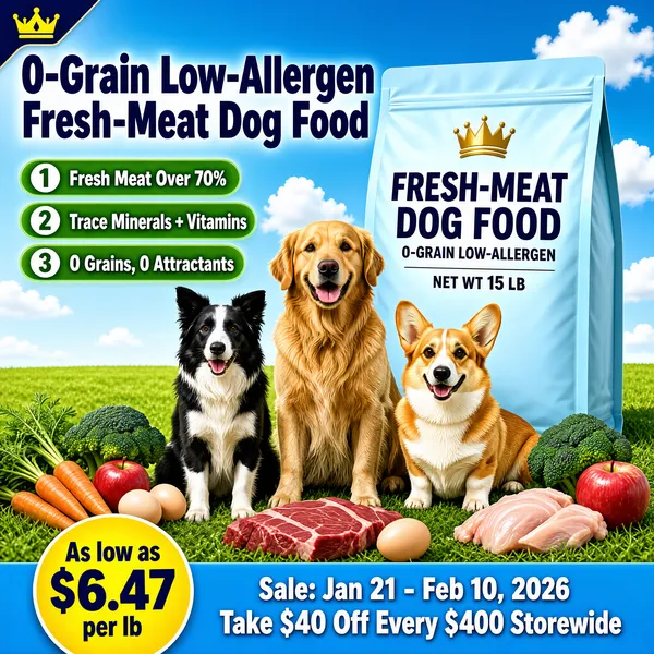 Premium Grain-Free Dog Food Sale
