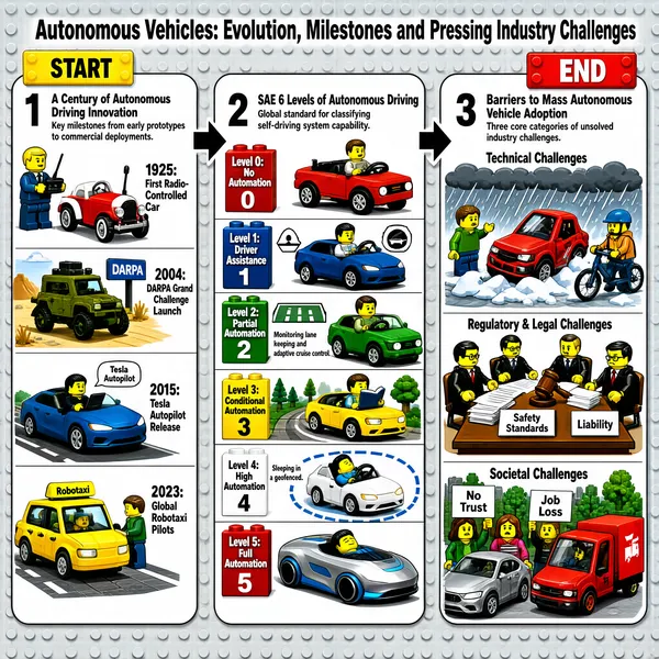 Autonomous Vehicles: Evolution and Challenges