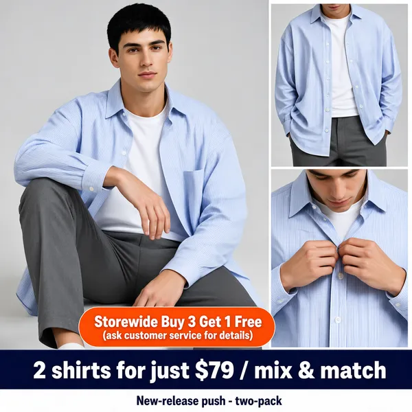 Men's Shirt Two-Pack Storewide Deal