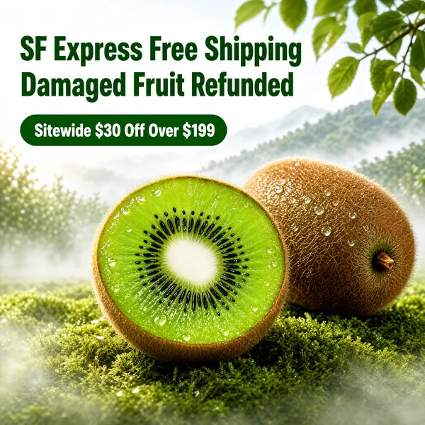 Fresh Kiwifruit Promo with Free Shipping