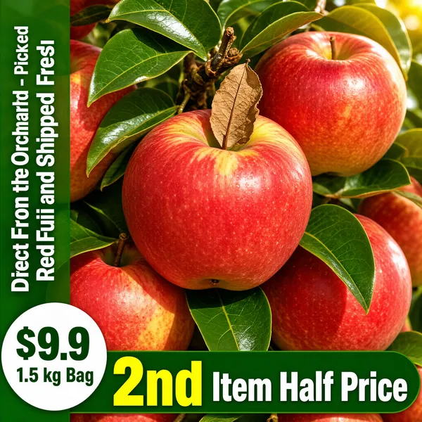 Fresh Fuji Apples Orchard Direct