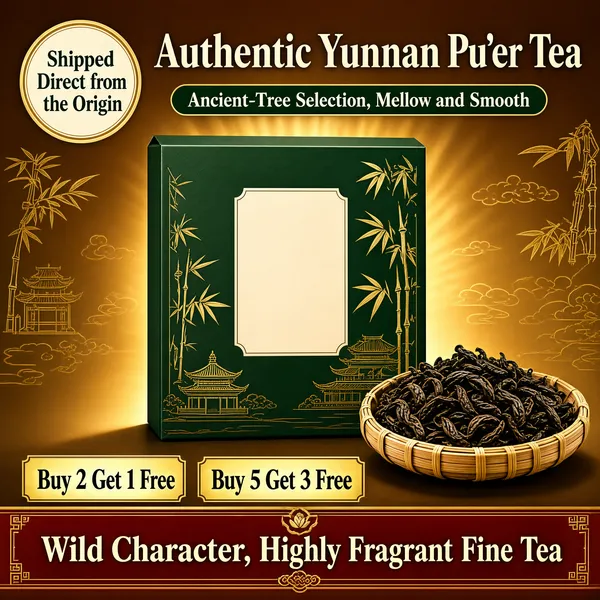 Luxurious Yunnan Pu'er Tea Gift Box