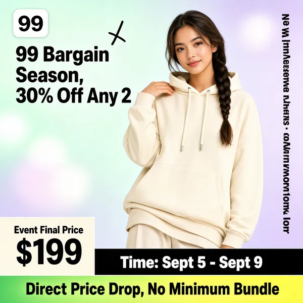 Autumn Streetwear Sale Poster