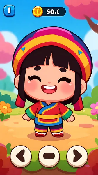 Cheerful Mobile Game Scene