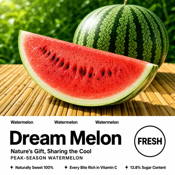 Dream Melon — Fresh Watermelon Product Shot