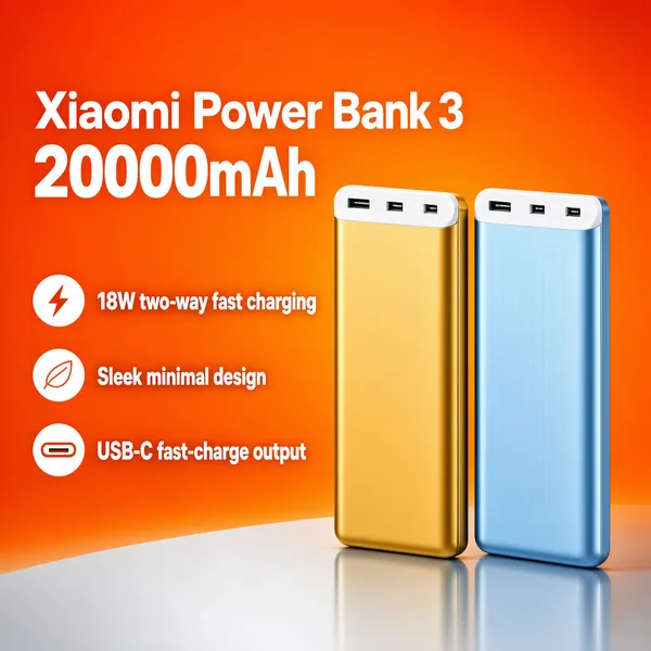 Xiaomi Power Bank 3 Product Hero Image