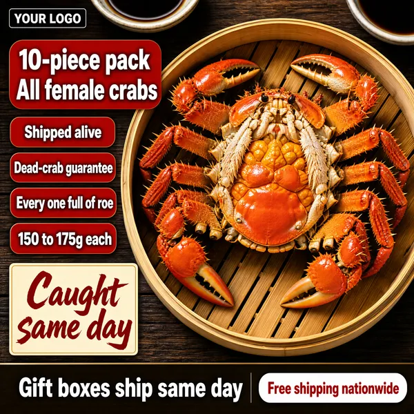 Fresh Hairy Crabs Same Day Delivery