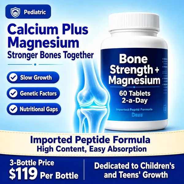 Pediatric Bone Growth Supplement Promo