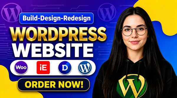 Professional WordPress Website Design Service Banner